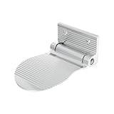 SOIMISS Rutschfestes Badezimmer Fußbrett Silber Anti rutsch Fußstütze für Schwangere und Senioren Duschpedal mit Bohrlöchern Sicherer Halt Dusche Badewanne Zubehör