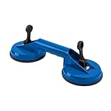 Högert Technik - Heavy Duty Saugheber - Doppelsaugnapf 80 kg - extra-starke Saug-Näpfe -Saugnapf wird beim Transport von Fensterglas, glatten Gegenständen und Keramikfliesen eingesetzt