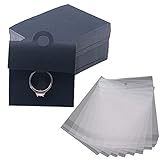 100 Stück Halter Karten Kraftpapier Schmuck Display Karten Preisetiketten Etiketten zum Verkauf einfach zu bedienen