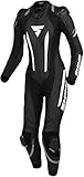 SHIMA Miura RS Damen 1-Teiler Motorrad Lederkombi, schwarz/weiß, 40