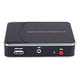 Video -Capture -Karte, Audio -Video -Capture -Karte, USB Capture Card 4K HDMI -Loop Out, Integriert in 3,5 -mm -Mikrofon 1080p -Videospiel -Capture für Streaming, Funktioniert