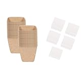 LIXSAZSE Kindergartenbecher, quadratisches Papier Pflanzen Starter Tablett, Outdoor Blumen, Gemüse, Setzlings Tabletts, Garten, Haushalt, Höfe, Balkon, Typ 1