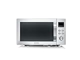 SEVERIN 4-in-1 Mikrowelle „Crispy Wave“, Heißluft-Funktion bis 230°C, Heißluftfritteuse, Mikrowelle, Backofen & Grill, 95 min Timer, max. 2150 W Leistung, 25L, Silber/Edelstahl, MW 7982