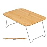 Klappbarer Campingtisch | Holzschreibtisch zum Lesen, Studieren – tragbarer Camping-Picknicktisch für Grill, Hinterhof, Garten, , , Heckklappe, Reisen, Balkon
