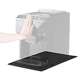 Focenat Silikon Matte Unter Kaffeemaschine, Unterlage Silikonmatte für Kaffeemaschine Kaffeevollautomat, Unterlage Kaffeemaschine, Silikonmatte Kaffeemaschine mit Rand, mit Granulatdesign, Anti-Rutsch