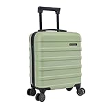 Cabin Max Anode 30L 45x36x20 cm Handgepäck Koffer – leicht, Hartschale, 4 Räder, Leichtes Handgepäck geeignet für Easyjet unter dem Sitz (Grun 45 x 36 x 20 cm)