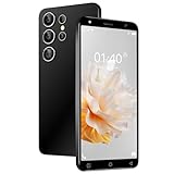 LatsYrs Billiges Handy, 5.0-Zoll-Anzeige, 16GB ROM erweiterbar auf 128GB, Dual SIM entsperrt, Dual Kamera, WiFi/Bluetooth/Face ID 4G Handy (Black)