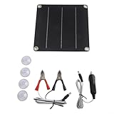 babominimer 12 V 10 W Solar-Erhaltungsladegerät für Auto, Wohnmobil, Boot, Motorrad, Batterie-Wartungsgerät mit intelligentem Controller und IP65 wasserdichtem Design