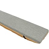 Auflage Indoor- und Outdoor-Stühle, extra Dicke Auflage, Dicke Auflage rutschfest, Bezug waschbar, für Biertisch & Partyzeltgarnitur(Gray)