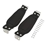 Ailgely Verstellbare Mountainboard -Fußhalter, Elektrische Rollerzubehör, Fixband mit Metallhaltern, Sicherem Riemen, Nylon und Metallmaterial, Geeignet für Kiteboard, Elektroboard usw.