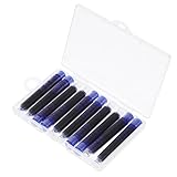 HAPINARY Tintenpatronen für Füllfederhalter Blau Schnelltrocknend Nachfüllbare Tinte für Grundschüler Kalligrafieübungen und Schreibaktivitäten im Schulalltag