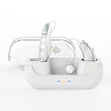 JL-Hearing Tonverstärker mit LED-Leistungsanzeige, wiederaufladbar oder für Senioren im Ohr, Tonverstärker mit Geräuschunterdrückung