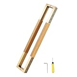 Push-Pull-Türgriff-Set, Edelstahl & Holz, Schiebetürgriff, dekorativer Knauf für verschiedene Türen