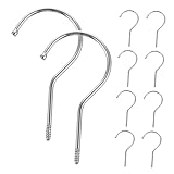 ELAYARD 20 Stück Robuste Kunststoff hosenklammern mit Langen Matten Rundhaken für Kleiderschrank Organizer Platzsparend Kompatibel für Hosen Röcke und Babybekleidung