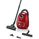 BOSCH 4242005484003, BGB41RD3H Staubsauger, Schwarz/Rot, Talla única