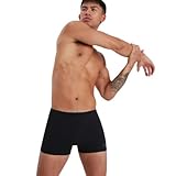 Speedo Herren ECO Endurance+ Aquashort Schwimmhose | Chlorbeständig | Recyclingmaterial | Schwimm-Fitness | Training | Urlaub Schwimmbekleidung, Schwarz, 36