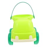 Toddmomy Sandspielzeug Cartoon Sandwagen mit Abnehmbarem Eimer für Strand Park und Sommeraktivitäten Rutschfestes Design für Sicheres Robuste Konstruktion für Altersgruppen