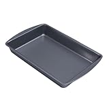 Ofenbackform, Premium Backform, rechteckige Ofenform mit Antihaftbebeschichtung, Backform mit extra hohem Rand, auch als Lasagneform, Bräter oder Kuchenblech nutzbar (Schwarz, 36.5*24*5cm)