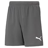 PUMA Unisex Baby Teamrise Jr Shorts, Smoked Pearl-puma White, 164 EU