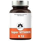 Super Vitamin B12 Lutschtabletten hochdosiert mit Methylcobalamin und Orangengeschmack, Energie & Nerven Support, Vegan von VitaminFuchs