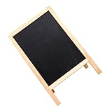 DIYEAH kleine Tafel Tafelschilder Tafelschild für den Tisch Mini-Kreidetafeln Tafelzeichen Reißbrett Kreidetafel Schild Kreidetafelständer Menü -Board Zeichenbrett Holz Schwarz