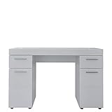 trendteam smart living - Schminktisch Schreibtisch Tisch - Jugendzimmer - Amanda - Aufbaumaß (BxHxT) 120 x 76 x 41 cm - Farbe Weiß Hochglanz - 139301201