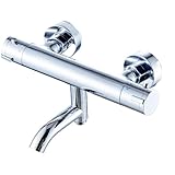 Thermostatische Duscharmatur Badezimmer Thermostat Mischbatterie Heiß und Kalt Mischer Mischventil Badewanne Wasserhahn Dusche Armaturen(Color 1)