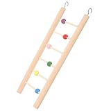 Happyyami Hamster-klettervogelleiter Sittich Trittleiter Spielzeug Vogel Kletterleiter Papageienleiterspielzeug Aus Holz Sittichleiter Aus Holz Wellensittich-Leiter-Spielzeug Hölzern