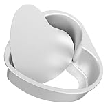TOPPERFUN Herzförmige Kuchenform mit Abnehmbarem Backform für Kreative Diy Backprojekte für Valentinstag Hochzeiten und Geburtstagsfeiern