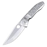 Joa Kleine handliches werkzeug stahl messer rutschfest hochwertige Tragbare Camping outdoor messer neck knife edc Jagdmesser S90V taschenmesser Titan klappmesser Multi rettungsmesser