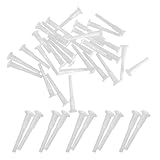 ibasenice 120 Stück Teiliges Yoga Ball Ersatzventil Weiß Präziser Kunststoff Luftstopper Pin Adapter für Fitnessbälle Gymnastikbälle und Aufblasbare Sportgeräte Sichere Luftabdichtung