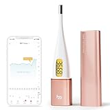 Intelligenter Basalthermometer mit Bluetooth und Hintergrundbeleuchtung, Fertilitätsmonitor und Perioden-Tracker, synchronisiert mit der Femometer-App, Gold