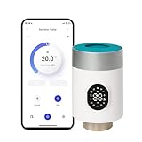 VEXA Smart Heizkörperregler Zigbee, intelligenter Heizkörperthermostat mit Smart-Home-Fernbedienung, Energiespar-Zeitplanung, Gruppensteuerung und Sprachsteuerung (Alexa und Google Assistant) (1)