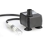 Pontec 57502 PondoCompact 300iL - Indoor-Statuenbrunnenpumpe, kompakte Brunnenpumpe für Fontänen und Wasserspiel, inklusive Eco-Halogenleuchte