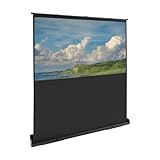 Beamer Leinwand 80' 16:9 160° Tragbar Projektion Leinwand unterstützt 4K, 8K Ultra High Definition und aktive 3D/HDR-Unterhaltung Pull-up Projektionsleinwand für den Außenbereich