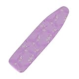 ZIHQRgE Hitzebeständig Bügelbrettbezug 100-130 x 39-50 cm mit Hitzebeständig und Elastischem Verschluss(Purple,100 L x 39 cm W)