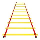 SUBLXPoten Koordinationsleiter Beweglichkeitsleiter, Sprungleiter, Nylongurtleiter, Flexibilität, Geschwindigkeitstraining, Fitness, Treppenleiter, Körper, Fußballtraining, 2–10 m(5M)