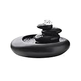 Tischbrunnen Kleine Keramik Feng Shui Brunnen Ornamente Hause Wohnzimmer TV Schrank Tee Zimmer Buch Desktop Dekorationen Zimmerbrunnen
