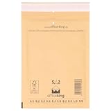 verpacking 100 Luftpolstertaschen 150x215 mm C3 Versandtaschen geeignet für DIN A5 Luftpolsterumschlag braun Versandverpackung Polsterumschläge selbstklebend