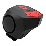 Mocoocouture Elektronische Fahrradhupe 120 Fahrradklingeln USB Wiederaufladbar Fahrradklingeln 2 Klangmodi IP65 wasserdichte Fahrradhupe
