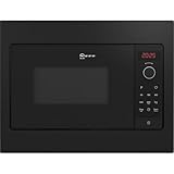 Neff HLAWG25S3 Mikrowelle, N30, 50x38 cm (BxH), LED Display, Atomatikprogramme, Easy Clean, Easy Clock, Schwarz
