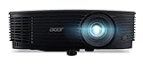 Acer X1329WHP DLP Beamer (WXGA (1.280 x 800 Pixel) 4.800 ANSI Lumen, 20.000:1 Kontrast, 3D, Keystone, 1x 3 Watt Lautsprecher, HDMI (HDCP)) schwarz, Home Cinema/Business