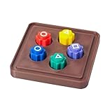 Gonggi Korean Game,𝙎𝙦𝙪ἰ𝙙 𝑮𝙖𝙢𝐞 Thema für Erwachsene Kinder,Jack Stone Kieselstein Set Gonggi Traditionelles Koreanisches Spiel Hand Augen Koordinationstraining,Steinfangspiel(#B 5psc+base)