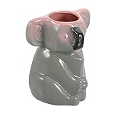 MOLUCKFU Koala-Tiki-Cup Teetasse Vintage Trinkgläser Latte Tasse Tiki-Bar-Dekorationen Kaffeebecher kaffeekännchen coffee pot teeglas entzückender Tiki-Becher Becher trinken Keramik Grey