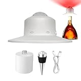 Generisch Weinflaschenlampe | LED Weinflaschen Leuchten Set Wiederaufladbar - Kabelloses Dimmbares Raumlicht Mit Verschlüssen Und Lampenschirm Für Wohnkultur