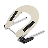 Hamwesh Verstellbare Massagetisch-Gesichtsstütze mit Hohler Mitte, Universelle Kopfstützen-Gesichtsstütze für Schönheitsbetten, Einfache Installation, Langlebiges Aluminiumlegierungsmaterial