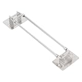 Oytrui Einstellbare RV-Duschschuhespeicherbalken, Edelstahlstange, 7-13 Zoll, Organisationsregal für das Badezimmer für die Reise