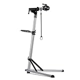 Urban Deco Fahrrad Montageständer Stabiler Reparaturständer aus Aluminiumlegierung, 50kg Kapazität, Höhenverstellbar bis 160cm, 360° Drehbare Halterung (Silver)