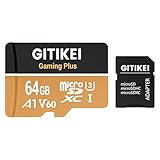 Micro-SD-Karte, 64 GB, High-Speed-Leistung (120 MB/s Lesen, 90 MB/s Schreiben), unterstützt 4K/8K-Videoaufnahmen, kompatibel mit DSLR, Drohne, Action-Kamera und tragbaren Geräten (1 microSD-Karte + 1