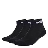adidas, Think Linear Set Di 3, Socken, Schwarz-Weiss, 37-39 EU